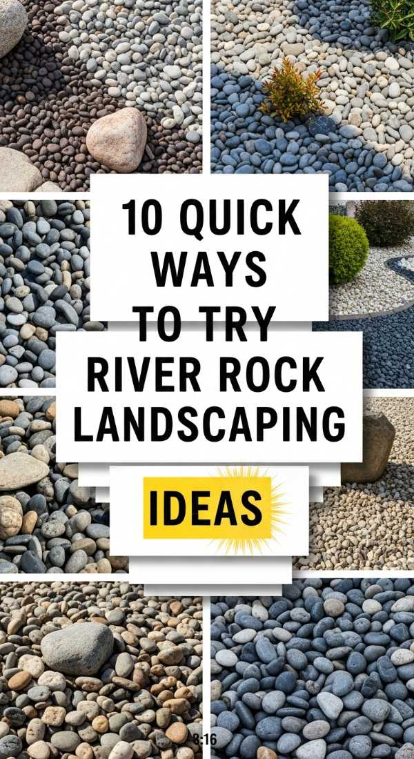 10 Quick Ways To Try River Rock Landscaping Ideas 69ee5bd0d5706