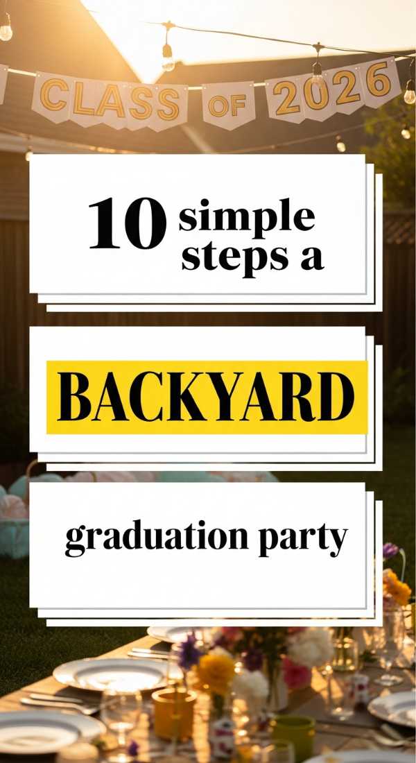 10 Simple Steps To Host A Backyard Graduation Party 69eb9619aa15b