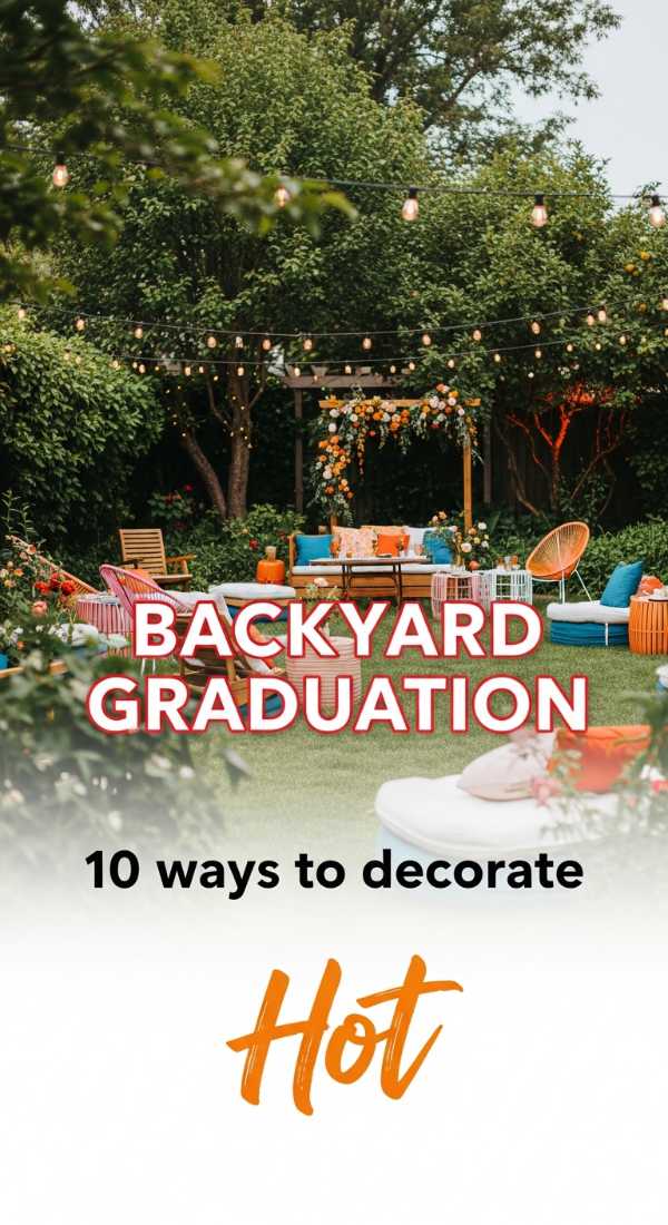 10 Simple Ways To Decorate Your Backyard Graduation 69e9f80273435