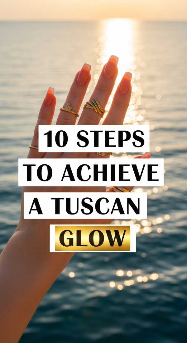 10 Steps To Achieve A Tuscan Glow 69e3c1cd920d5