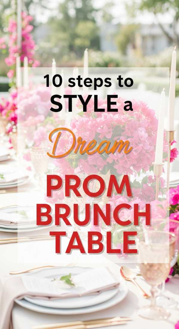 10 Steps To Style A Dream Prom Brunch Table 69e8f8e110ff2