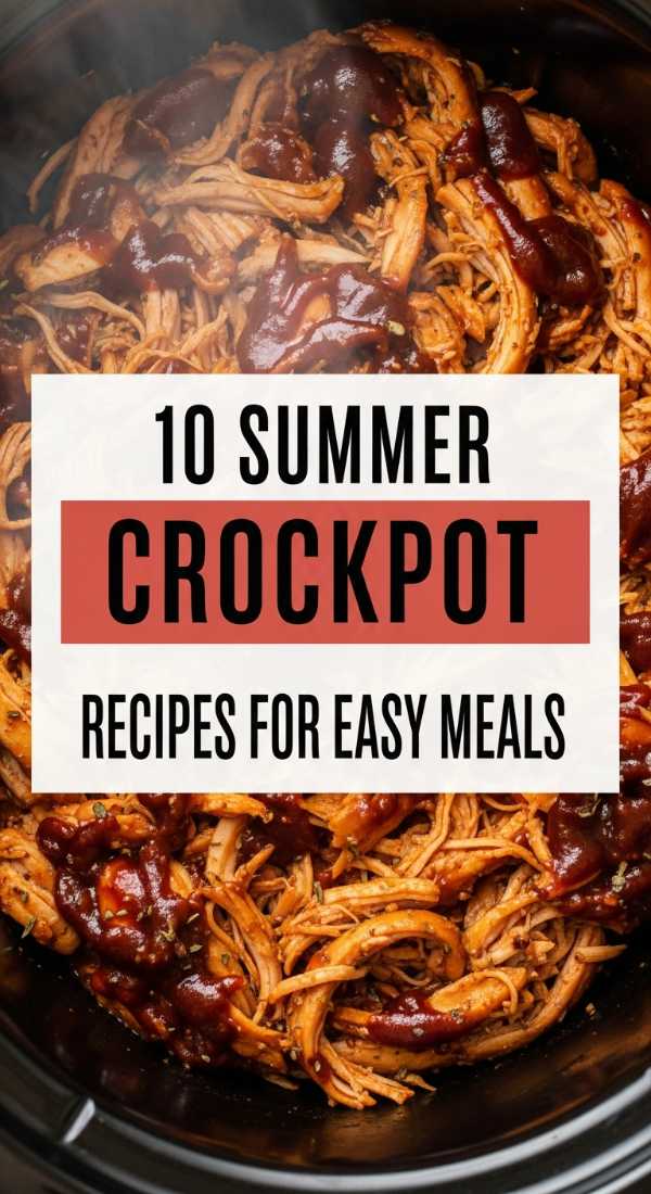The Sizzling Season: Must-Try Recipes for Warmer Weather 10 Summer Crockpot Recipes For Easy Meals 69de7f0fcc13e