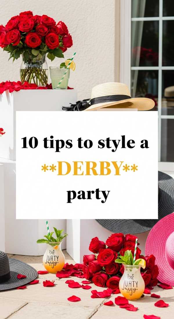 10 Tips To Style A Kentucky Derby Party 69ecb078edbb4