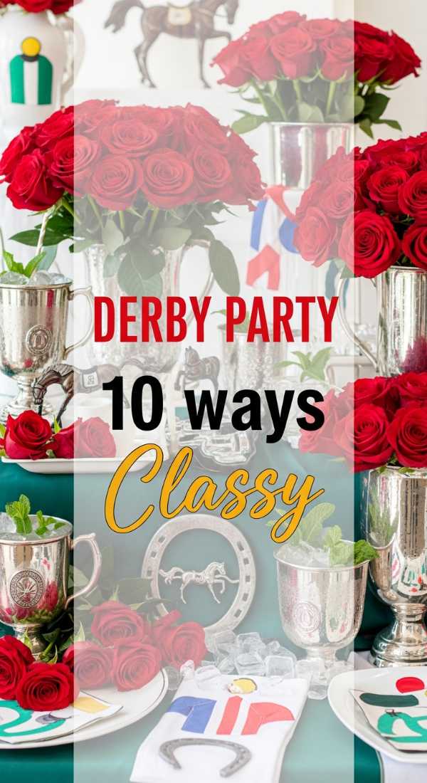 10 Ways To Decorate For A Derby Party 69e605c32a57a