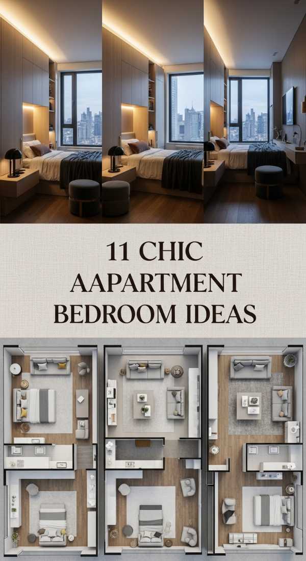 11 Chic Apartment Bedroom Ideas 69f26a6246b0b
