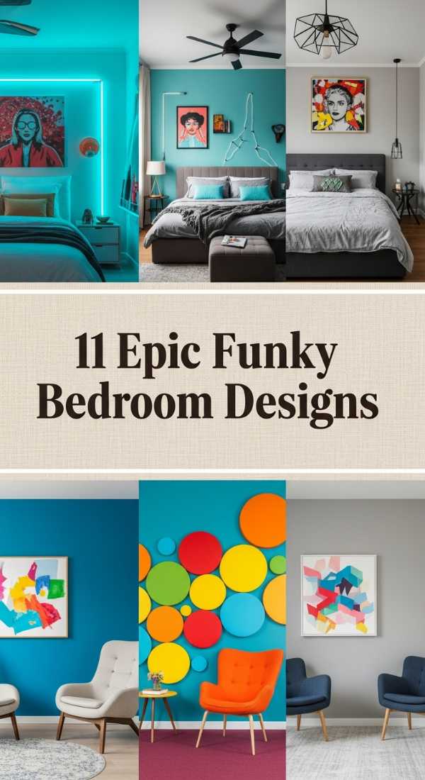 11 Epic Funky Bedroom Designs 69f26a54e349e