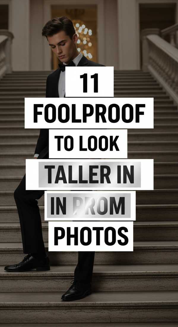 11 Foolproof Poses To Look Taller In Prom Photos 69f0ded36b727