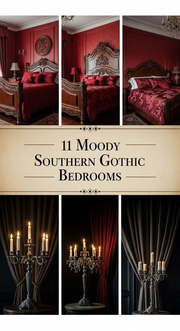11 Moody Southern Gothic Bedrooms 69f26a5911d4a