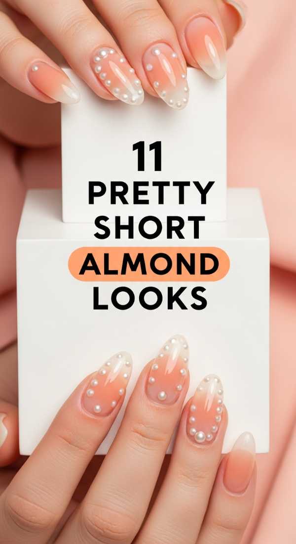 11 Pretty Short Almond Looks 69df1d502dc6b