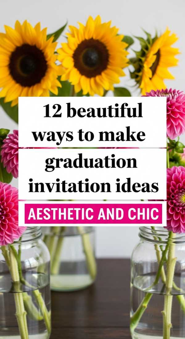 12 Beautiful Ways To Make Graduation Invitation Ideas Aesthetic And Chic 69e9fe6b9abe1