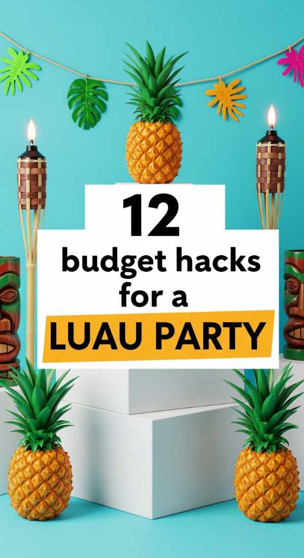 12 Budget Hacks For A Luau Party 69ecb07938f6c