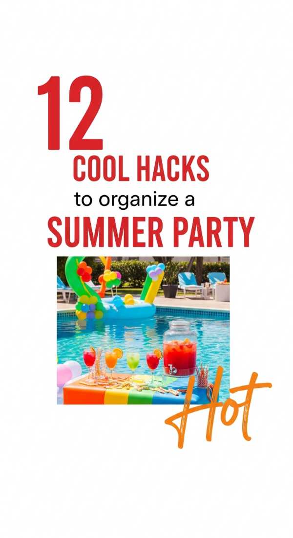 12 Cool Hacks To Organize A Summer Party 69e605d0195df
