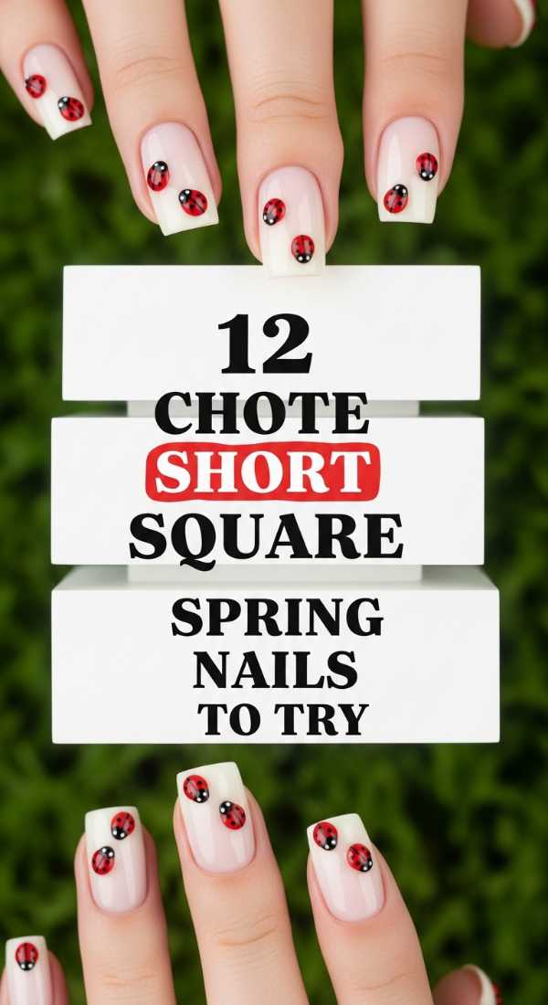 12 Cute Short Square Spring Nails To Try 69df1d4c3ffb5