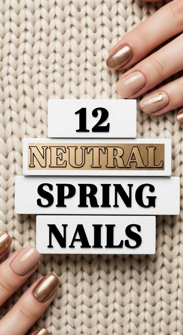 12 Neutral Spring Nails Youll Love 69df1d4e55038