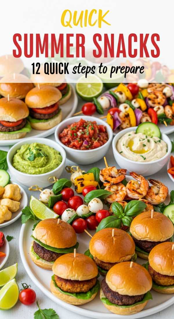 12 Quick Steps To Prepare Summer Party Snacks 69e605cbf0c94