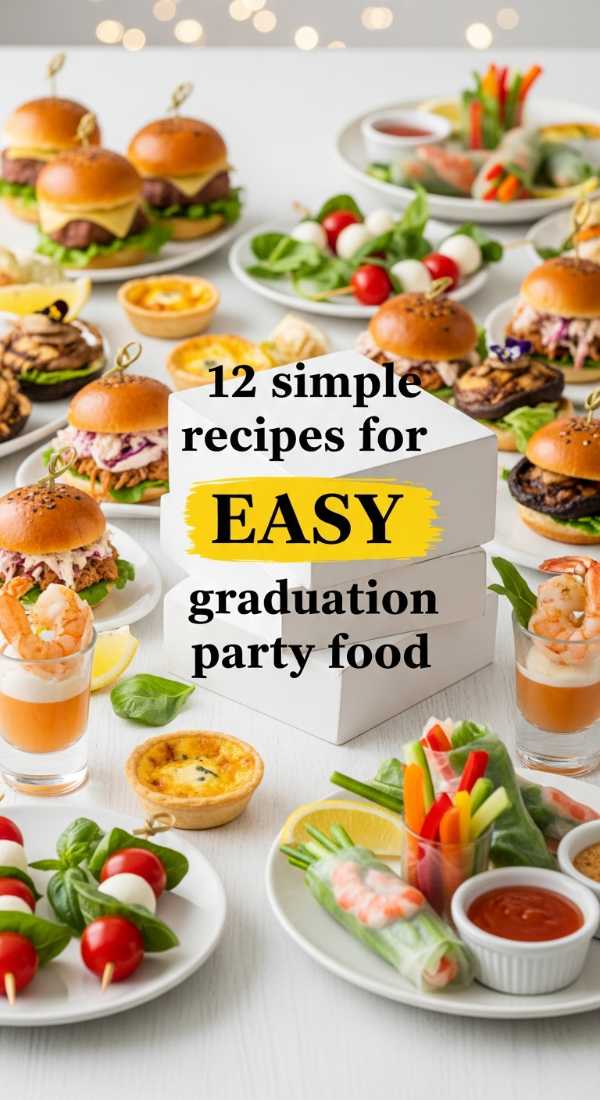 12 Simple Recipes For Easy Graduation Party Food 69e60f41ce329