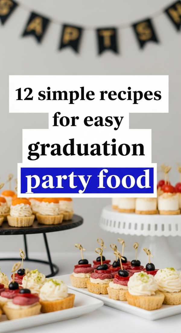 12 Simple Recipes For Easy Graduation Party Food 69e60f5a0972b