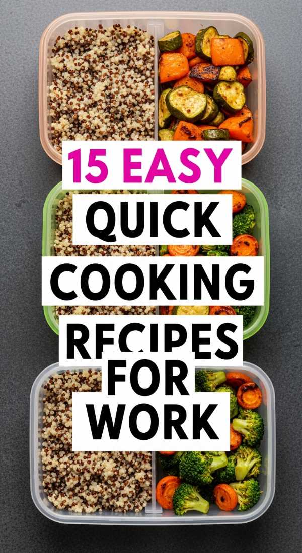 15 Easy Quick Cooking Recipes For Work 69de7f124fe68