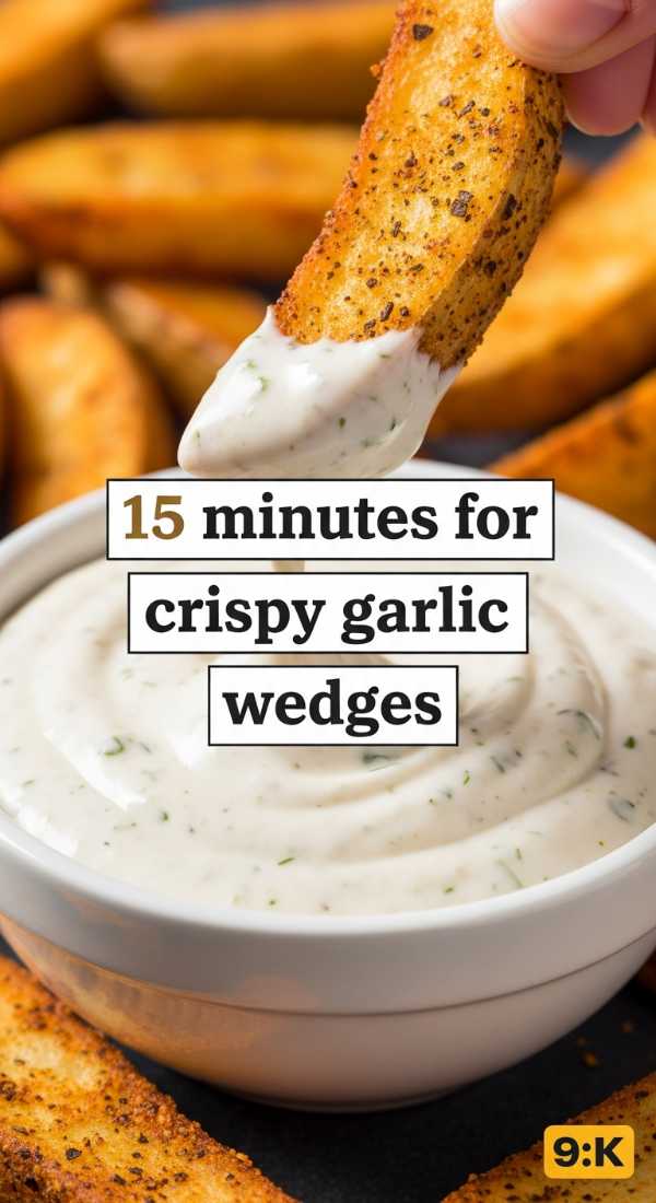 15 Minutes For Crispy Garlic Wedges 69e853d0b7a8f