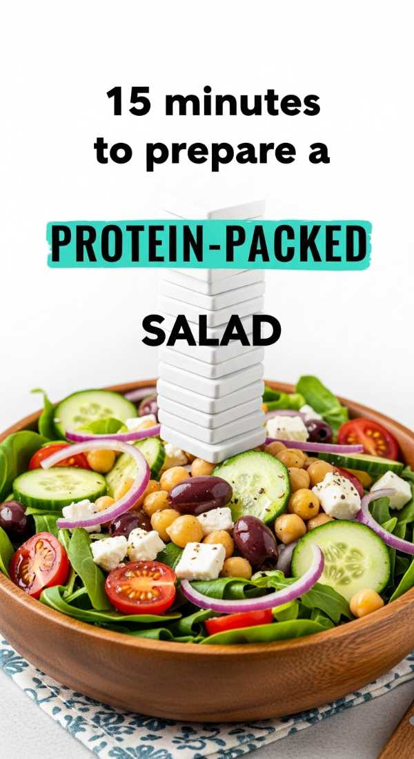 15 Minutes To Prepare A Protein Packed Salad 69f19708c9f3c