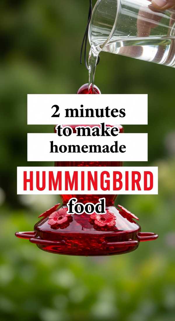 2 Minutes To Make Homemade Hummingbird Food 69e70c0026895