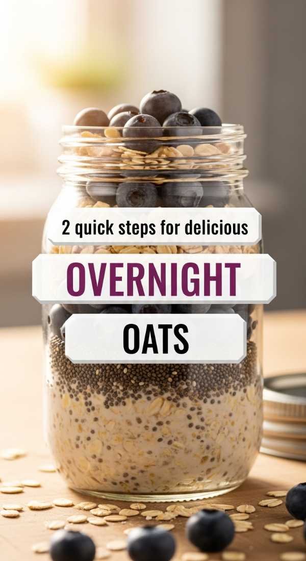 2 Quick Steps For Delicious Overnight Oats 69f197094077b