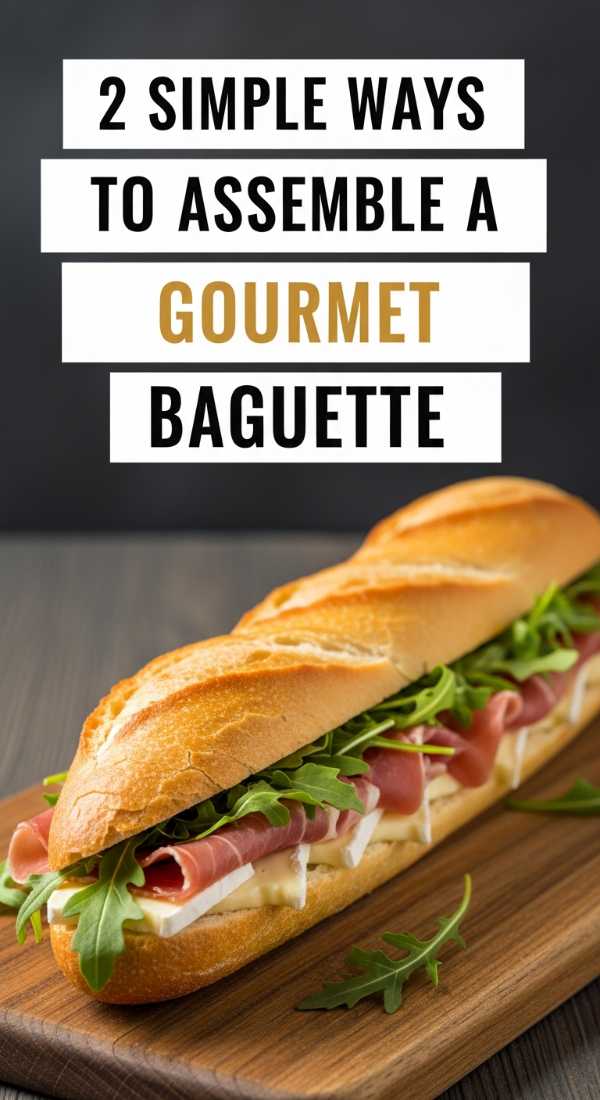 2 Simple Ways To Assemble A Gourmet Baguette 69eb7e26bc8ab
