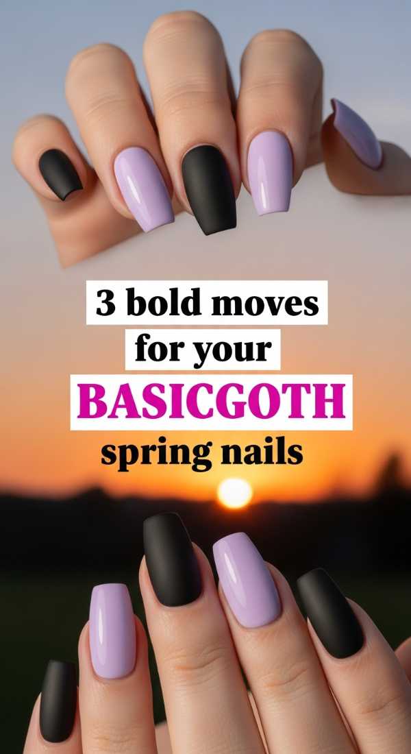 3 Bold Moves For Your Basicgoth Spring Nails 69ed0bb1294cb