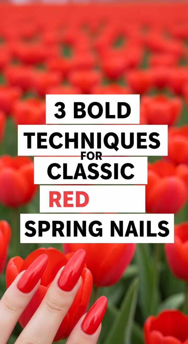 3 Bold Techniques For Classic Red Spring Nails 69efaf79159c0