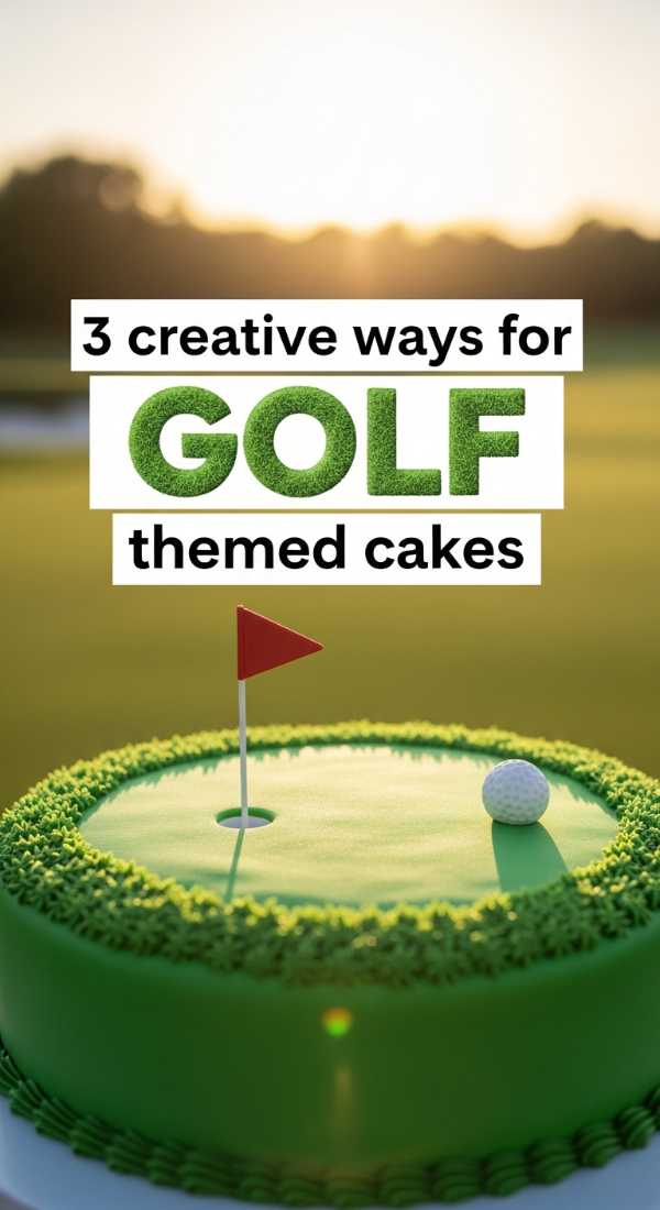 3 Creative Ways For Golf Themed Cakes 69f05aad69c09
