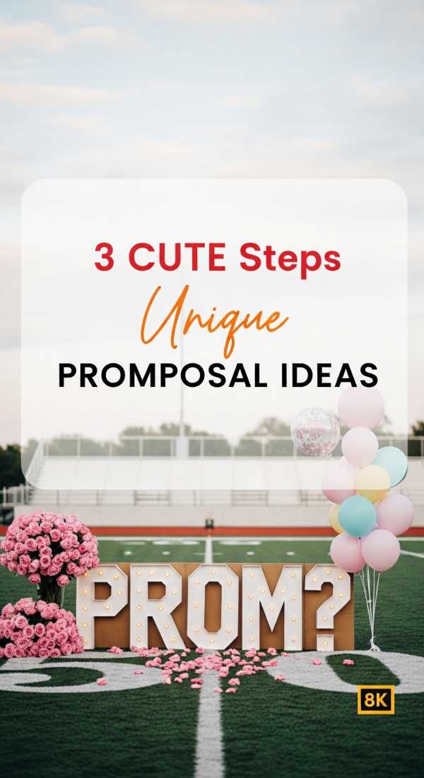 3 Cute Steps To Plan The Perfect Promposal 69ecac8321fda