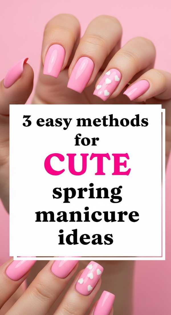 3 Easy Methods For Cute Spring Manicure Ideas 69e78037818ac
