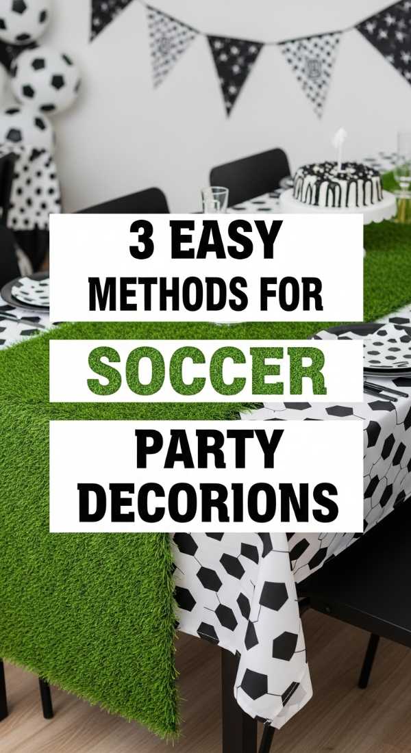 3 Easy Methods For Soccer Party Decorations 69efae4e8553e