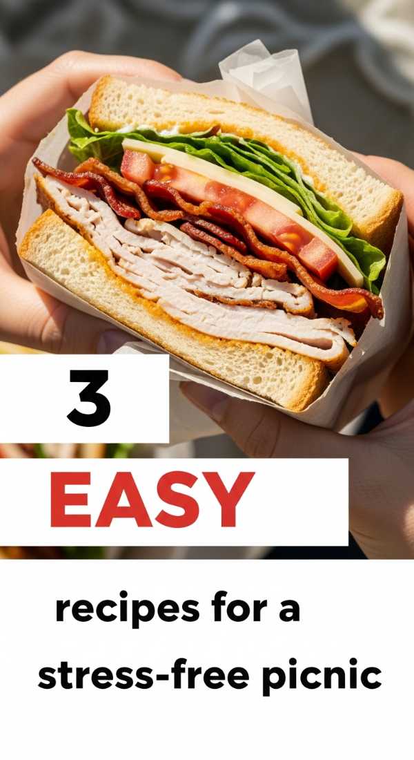 3 Easy Recipes For A Stress Free Picnic 69ec86dc7ed88