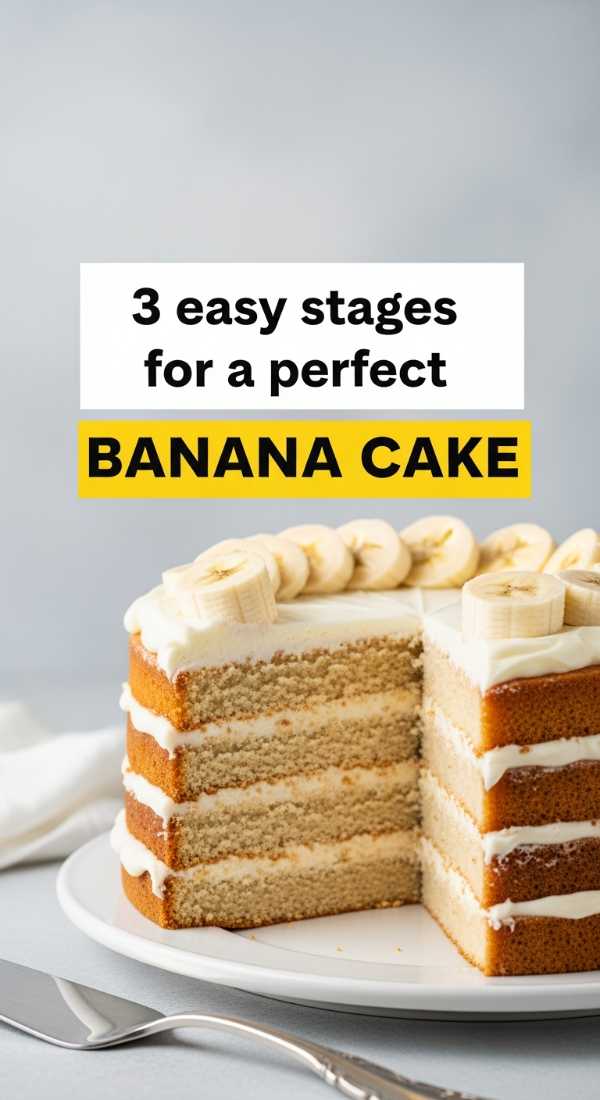 3 Easy Stages For A Perfect Banana Cake 69edfa8b3a194