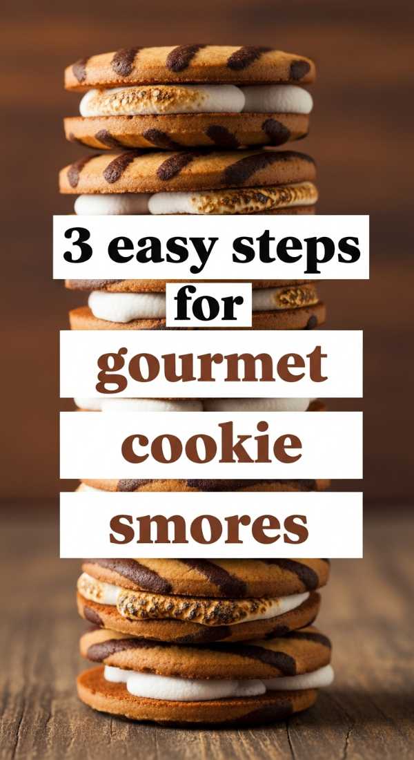 3 Easy Steps For Gourmet Cookie Smores 69e853e50b8fc