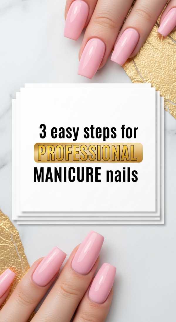 3 Easy Steps For Professional Manicure Nails 69e6605b3e347