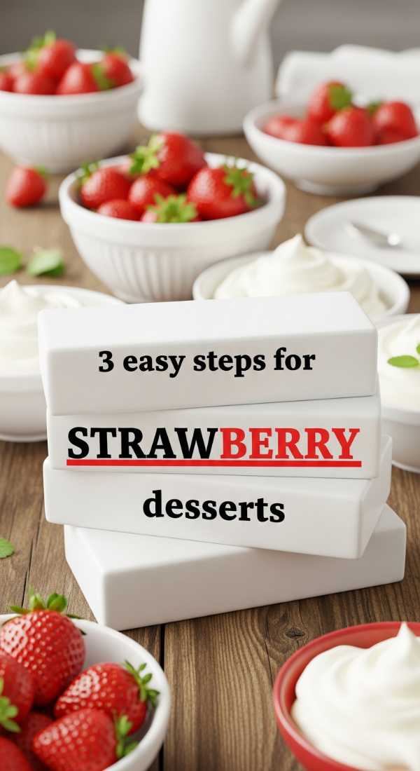 3 Easy Steps For Strawberry Desserts 69edfa96d6279