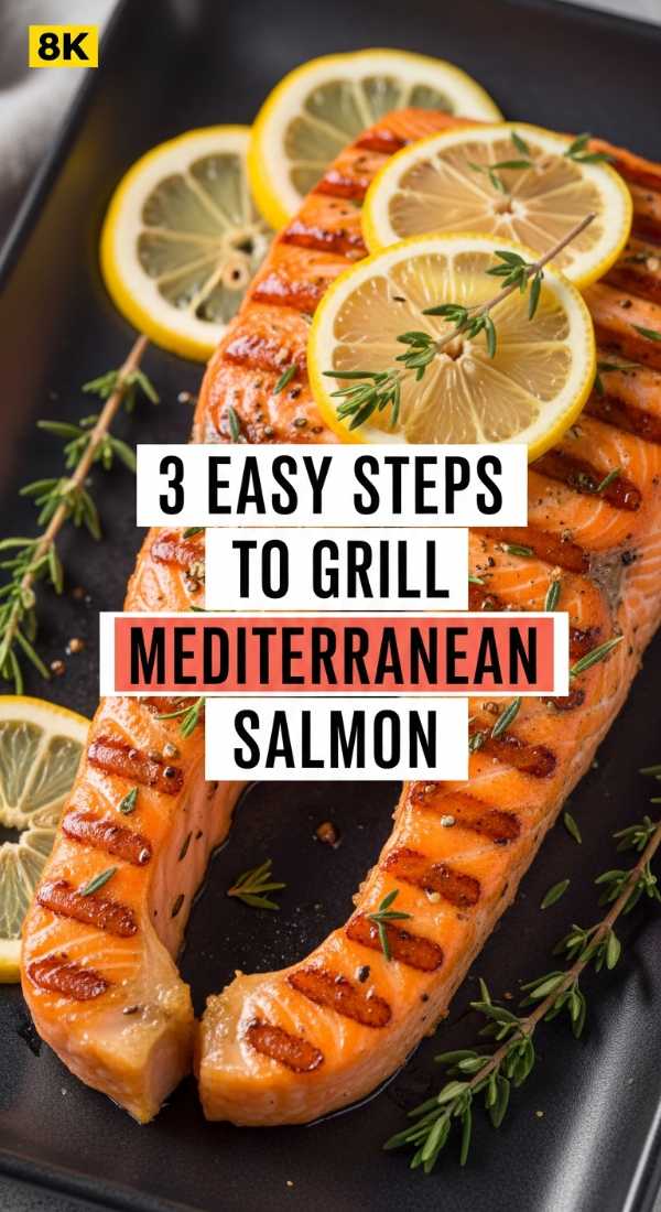 3 Easy Steps To Grill Mediterranean Salmon 69e9b6e21cde7