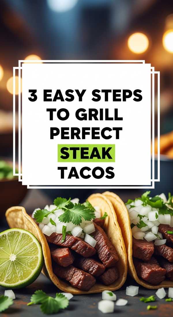 3 Easy Steps To Grill Perfect Steak Tacos 69eb7fdbe9317