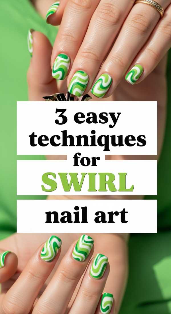3 Easy Techniques For Swirl Nail Art 69e7802756688