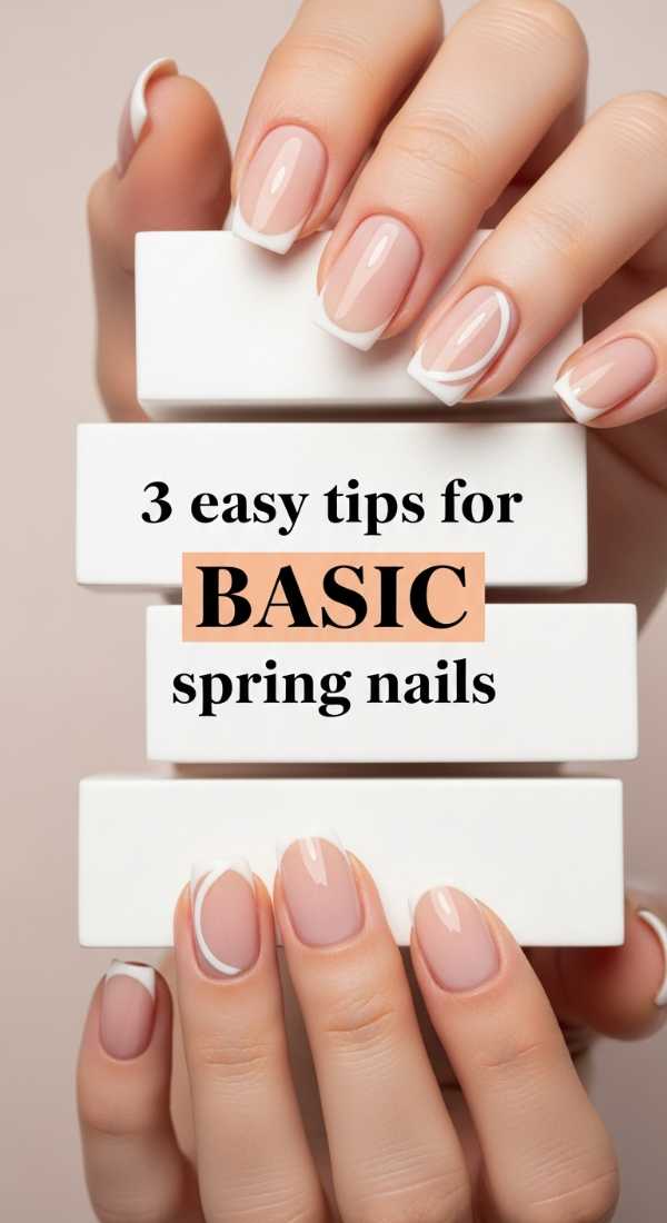 3 Easy Tips For Basic Spring Nails 69efb15929ef4