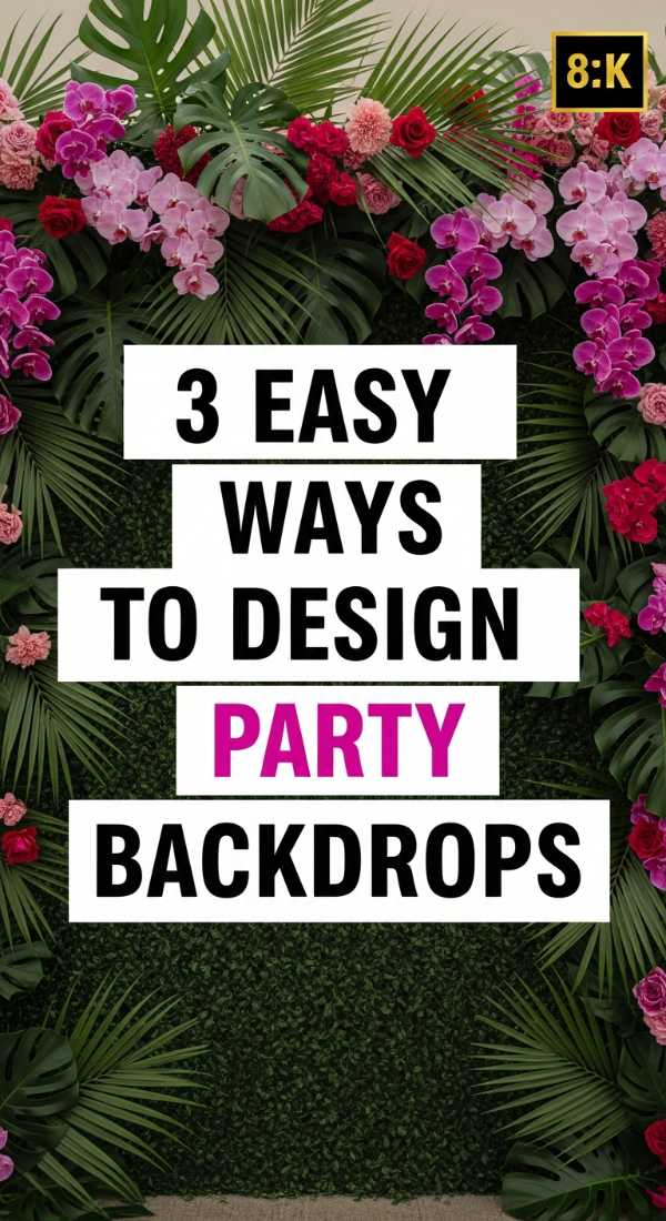3 Easy Ways To Design Party Backdrops 69e9fe6daa84b