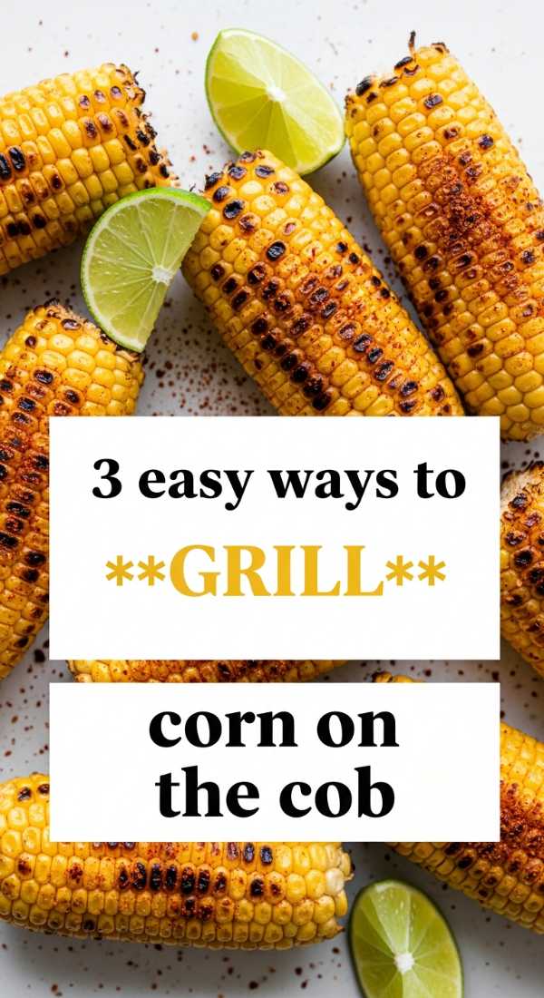 3 Easy Ways To Grill Corn On The Cob 69eb7fce7c64e