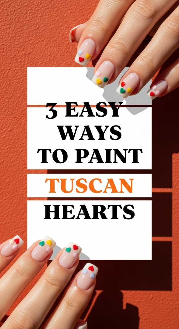 3 Easy Ways To Paint Tuscan Hearts 69eba3ab5d49b