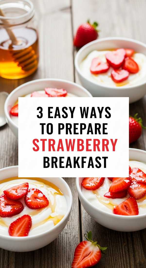 3 Easy Ways To Prepare Strawberry Breakfast Bowls 69e5d85c483e2