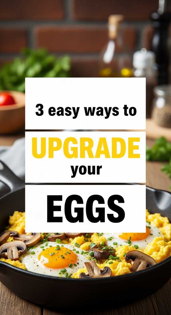 3 Easy Ways To Upgrade Your Eggs 69e4702ae22de