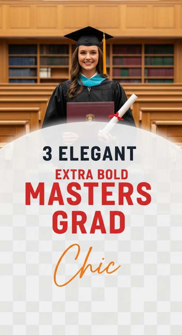 3 Elegant Styles For Masters Graduation Pictures 69ecac7de2ec4