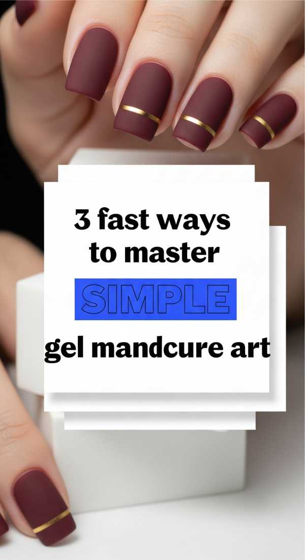 3 Fast Ways To Master Simple Gel Manicure Art 69ef98c94219e