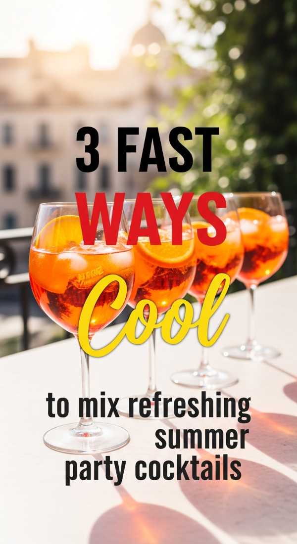 3 Fast Ways To Mix Refreshing Summer Party Cocktails 69ee4b581836f